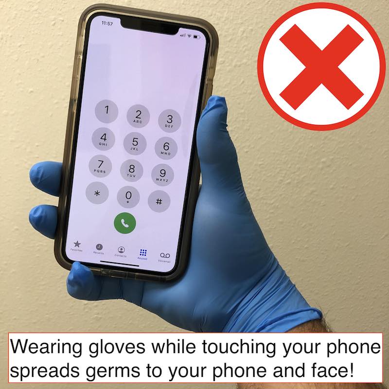 don't touch your phone